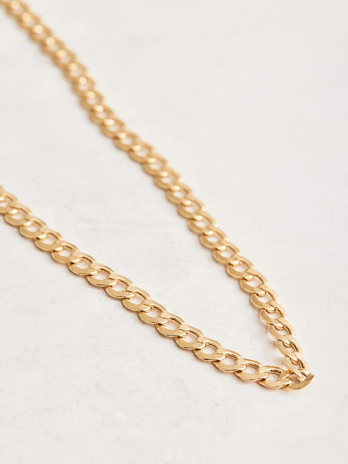 5.3mm Hollow Curb Chain Necklace
