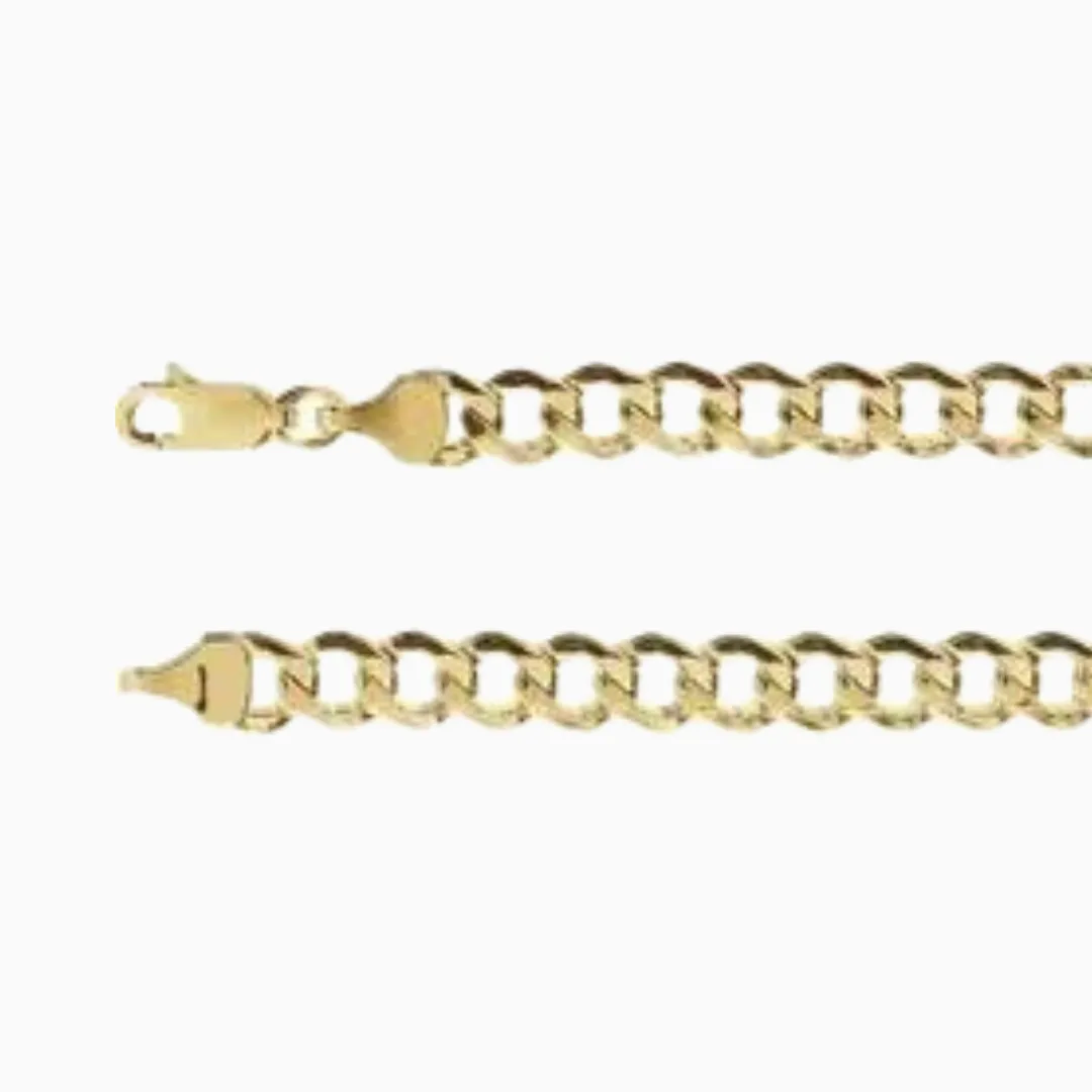 5.3mm Hollow Curb Chain Necklace