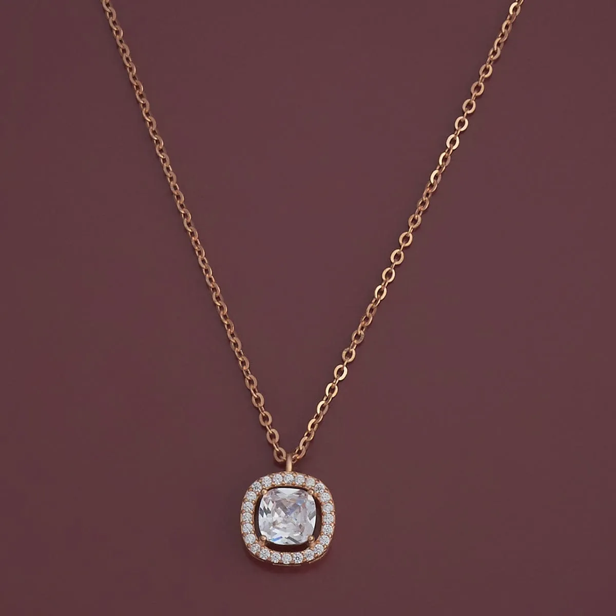 92.5 Silver Pendant with Chain and Earring Set 180979