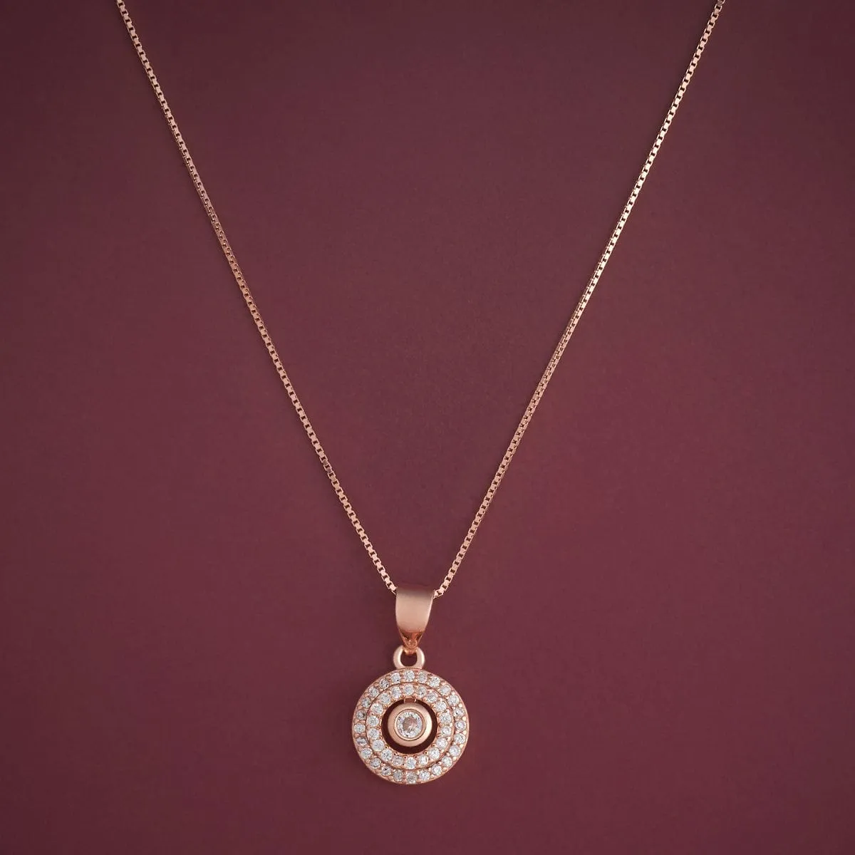 92.5 Silver Pendant with Chain and Earring Set 182936