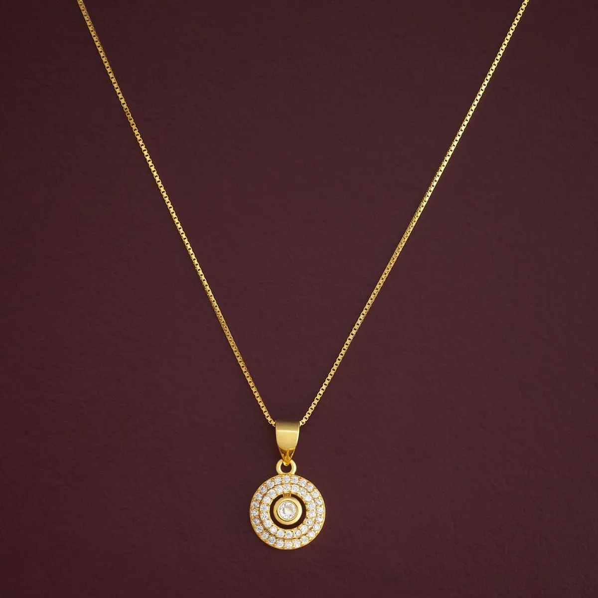 92.5 Silver Pendant with Chain and Earring Set 182936