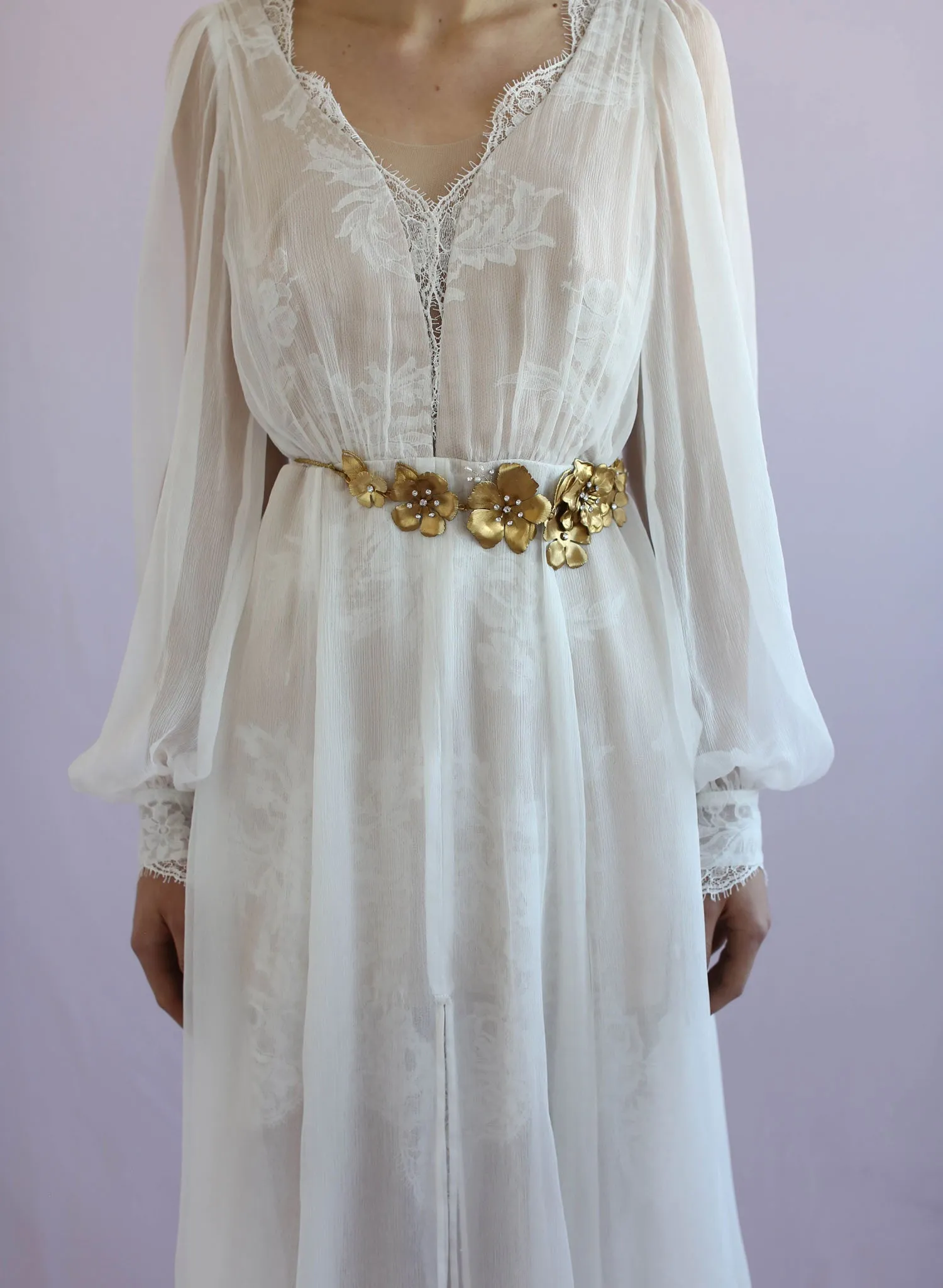 Antique garden flower sash - Style #649