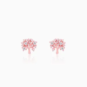 Anushka Sharma Rose Gold Tree of life Earrings