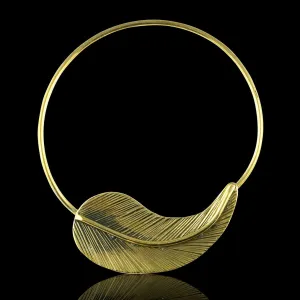 Autumn Leaf Hoops