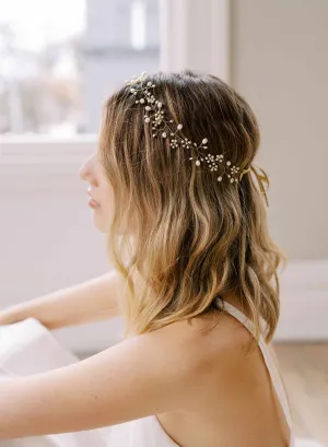 Baby's breath freshwater dainty hair vine - Style #2409
