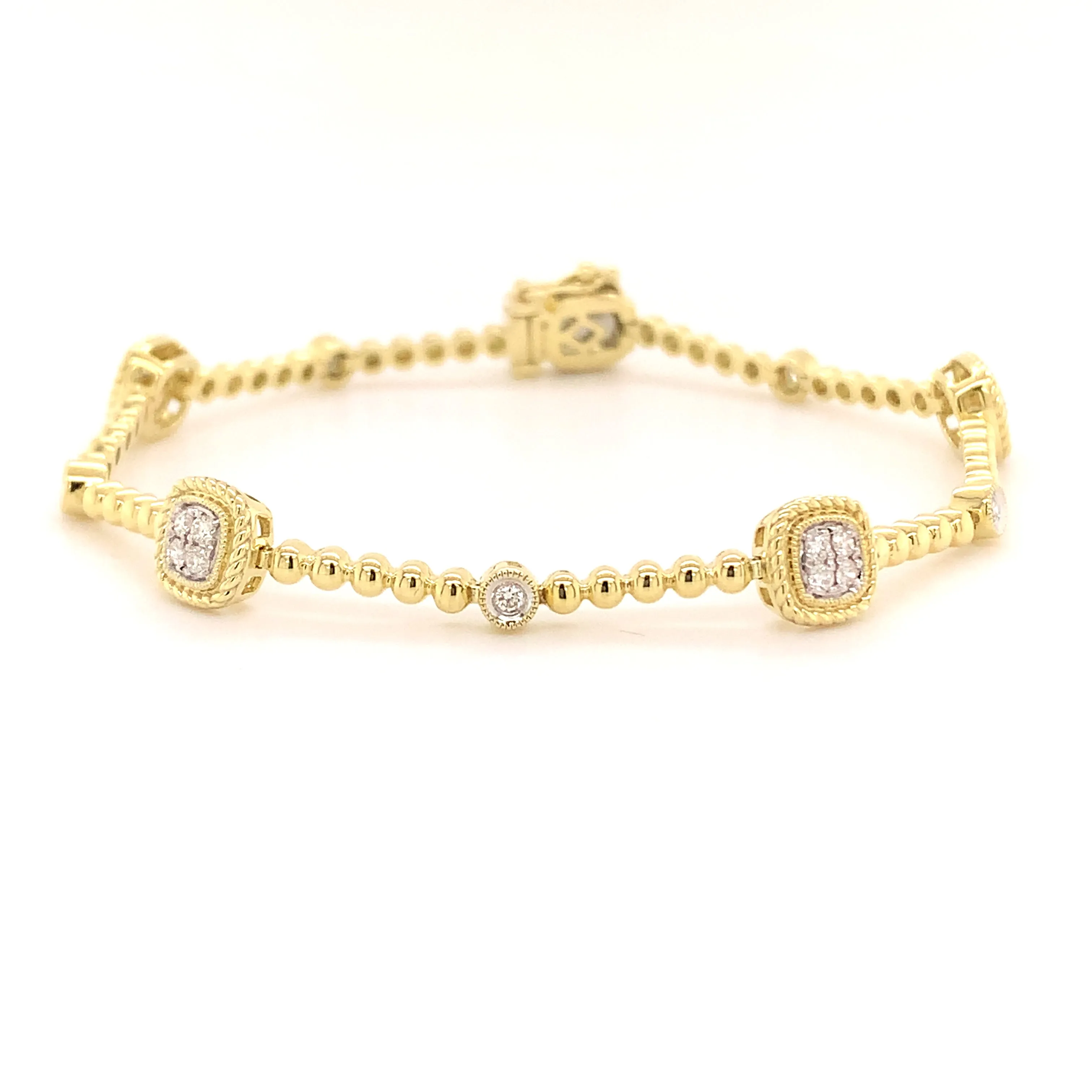 Beaded Diamond Bracelet