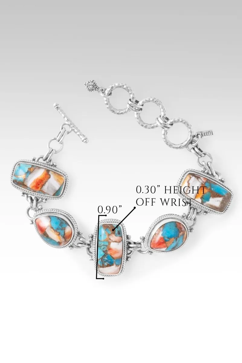 Beautiful World Bracelet II? in Kingman Turquoise Spiny Oyster