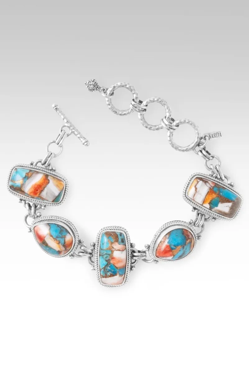 Beautiful World Bracelet II? in Kingman Turquoise Spiny Oyster