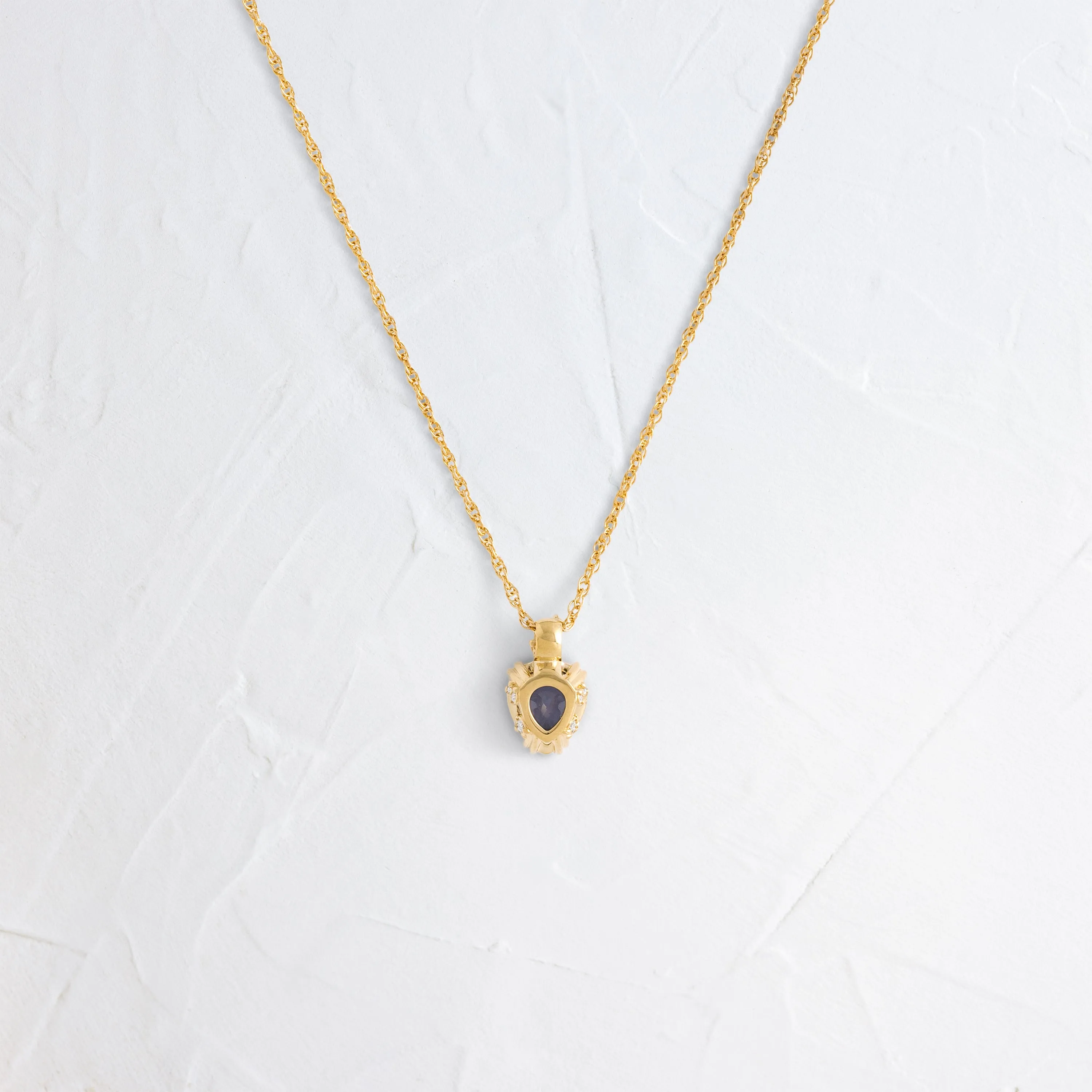 Bewilder Necklace, 0.88ct. Indigo Blue Spinel