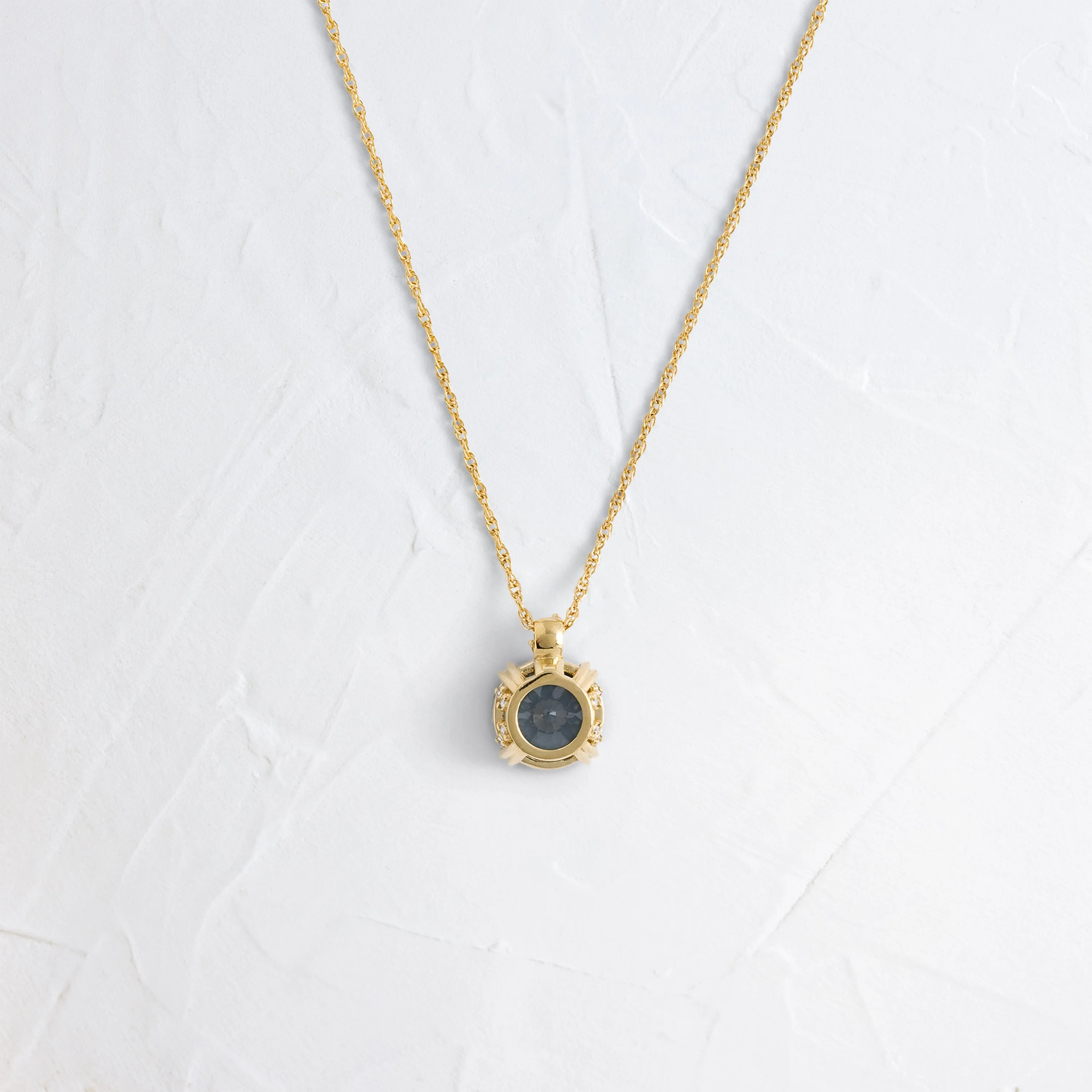 Bewilder Necklace, 2.5ct. Blue Spinel