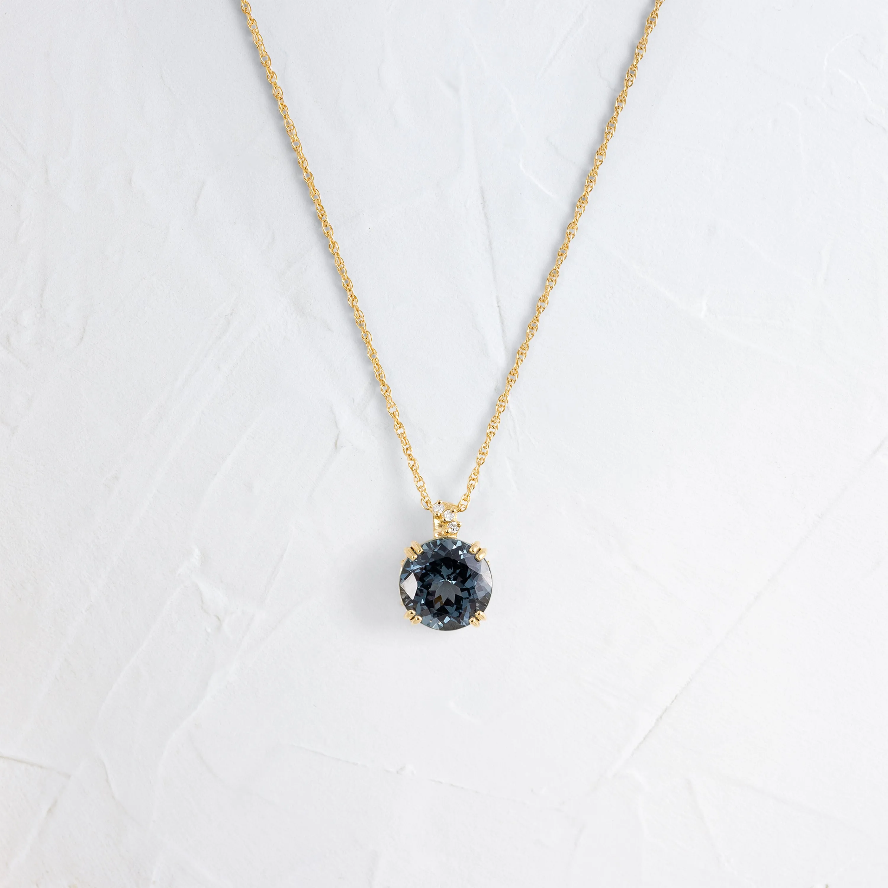 Bewilder Necklace, 2.5ct. Blue Spinel