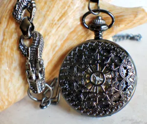 Black Dragon Pocket Watch