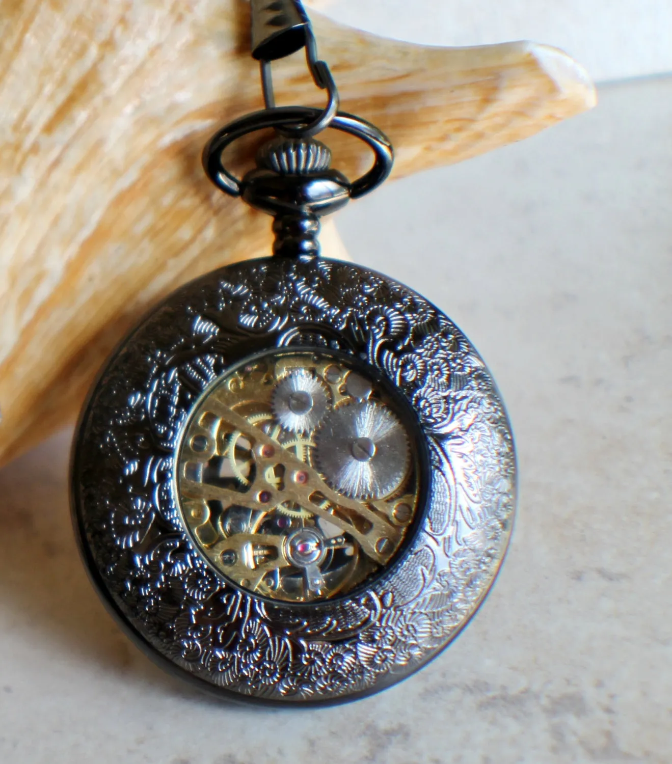 Black Dragon Pocket Watch