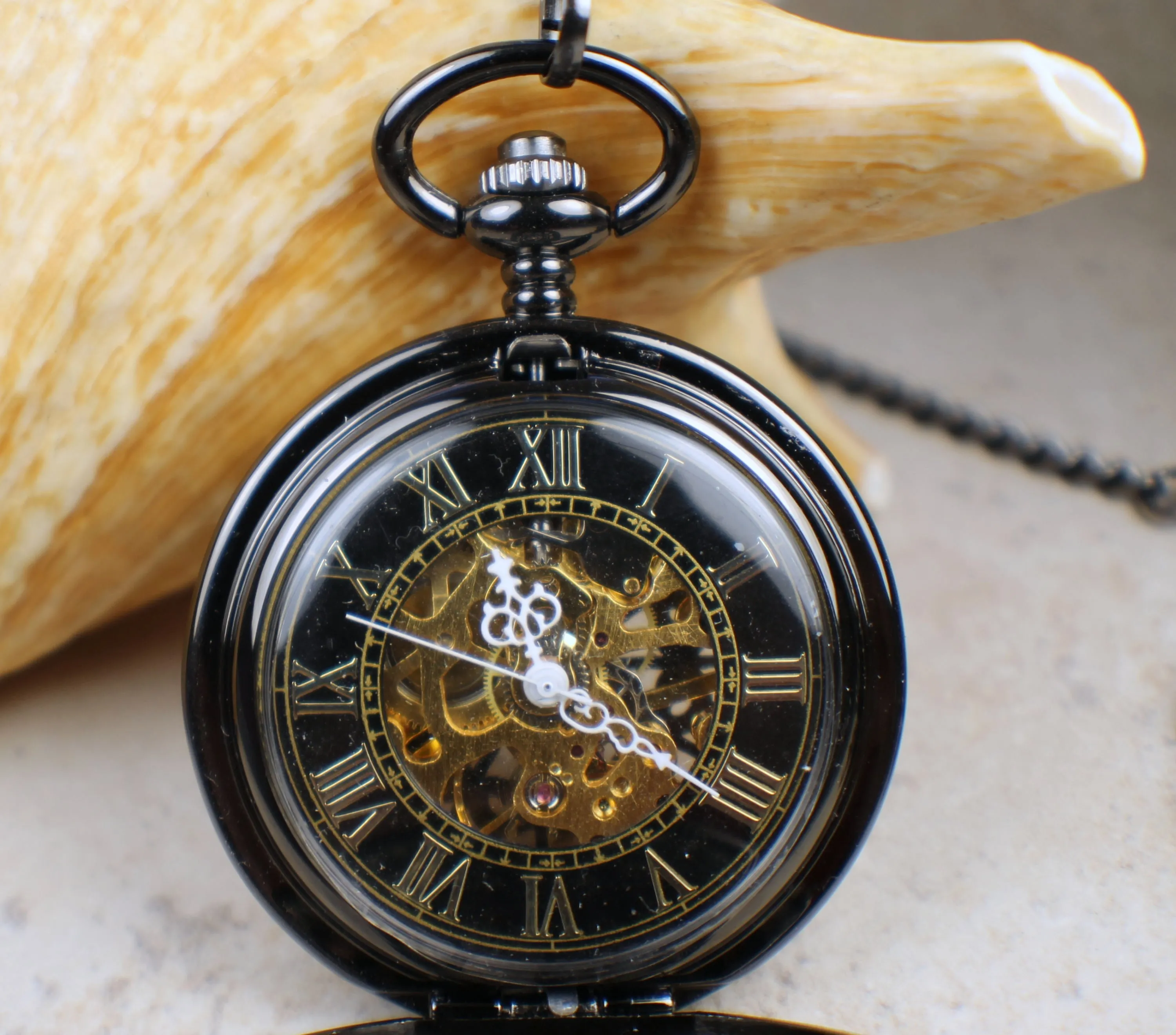 Black Dragon Pocket Watch