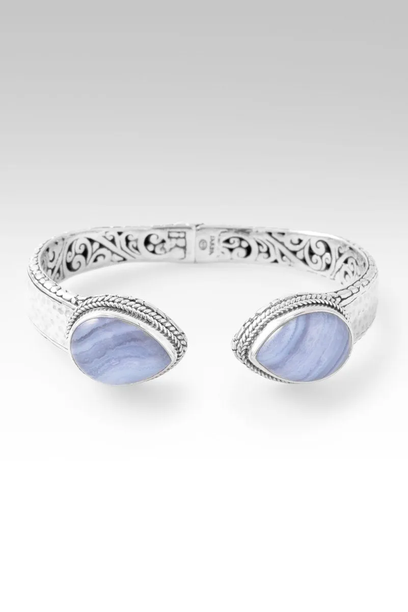 Blessed with Abundance?Tip-to-Tip Bracelet? in Blue Lace Agate