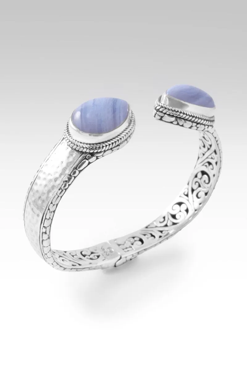 Blessed with Abundance?Tip-to-Tip Bracelet? in Blue Lace Agate