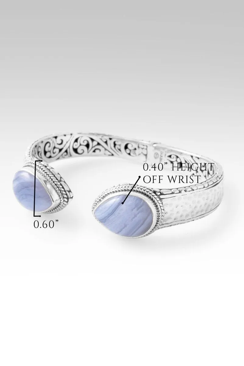 Blessed with Abundance?Tip-to-Tip Bracelet? in Blue Lace Agate