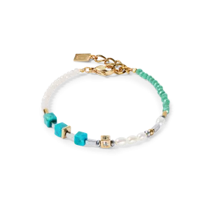 Bracelet Princess Fusion Pearls turquoise
