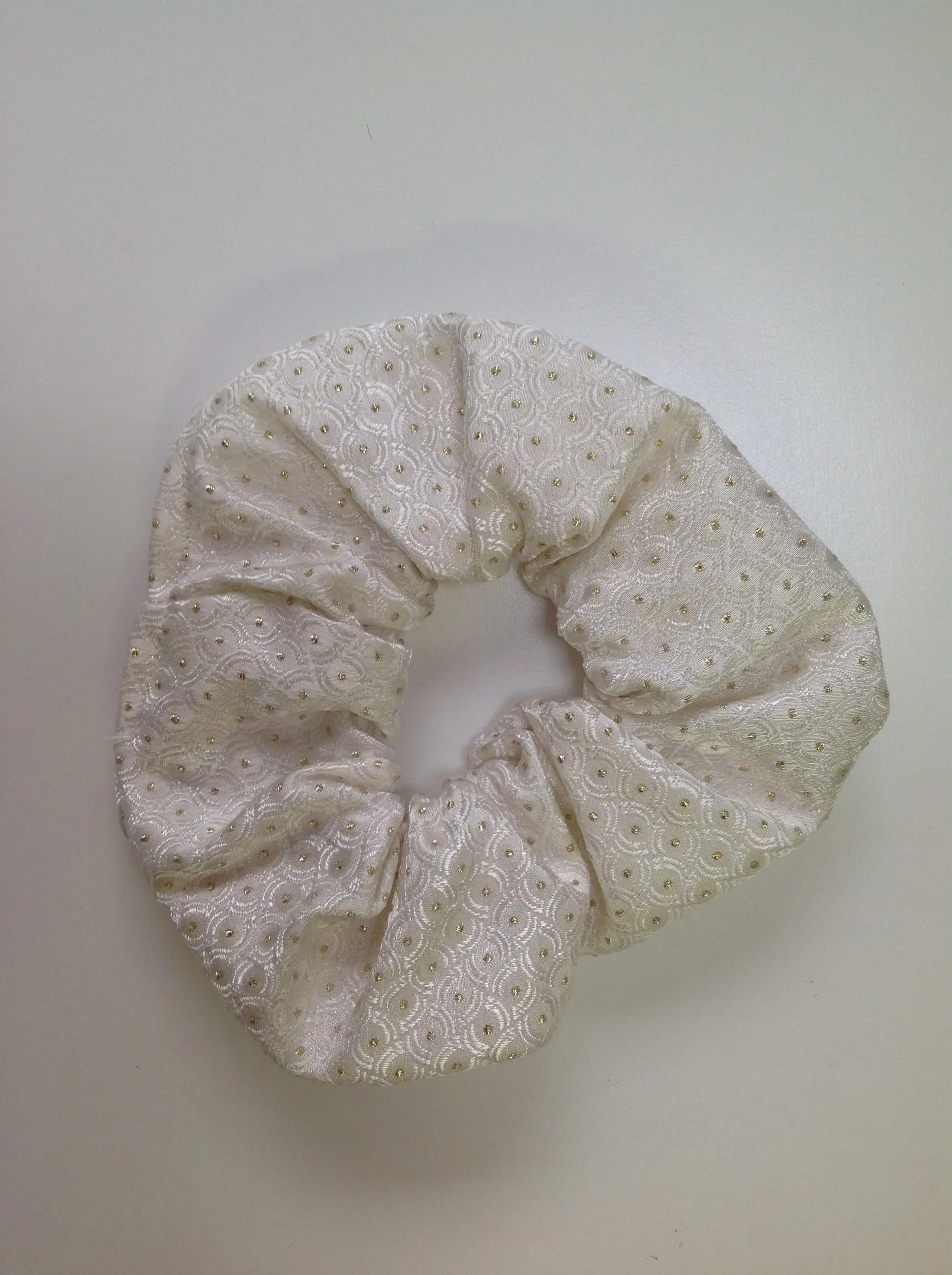 Brocade Scrunchies.  To match our Stocks
