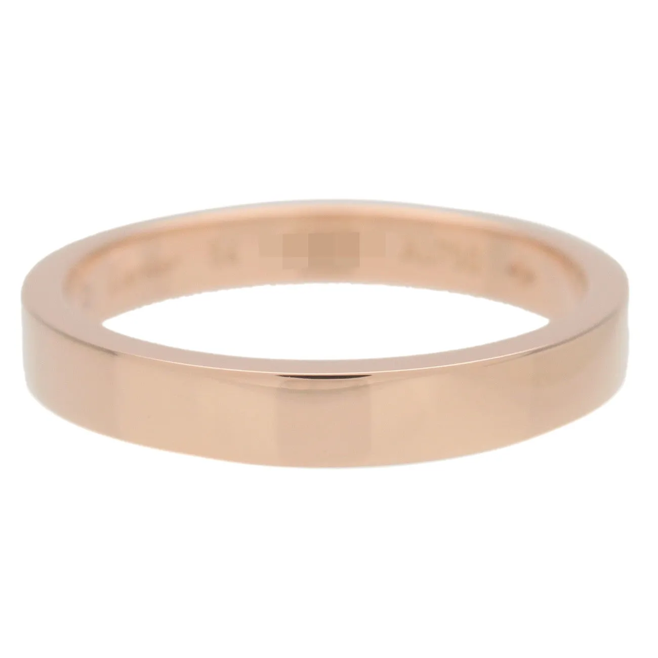 Cartier Engraved Ring K18 750PG Rose Gold #54 US7 EU53.5 HK15 Used