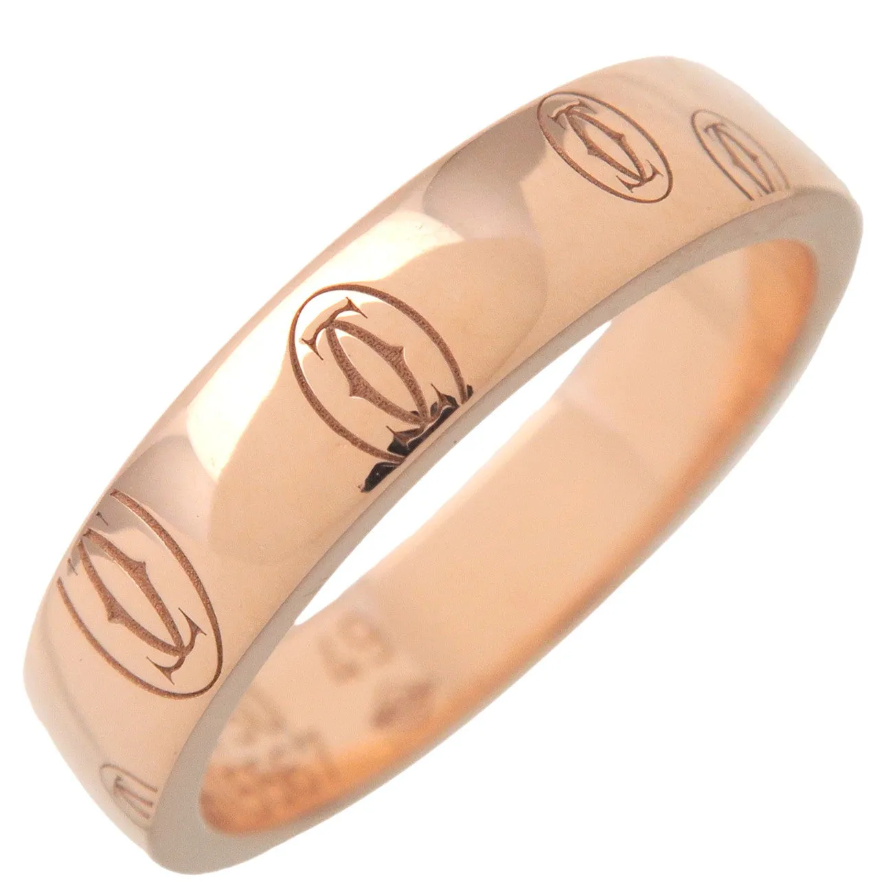 Cartier Happy Birthday Ring K18 750PG Rose Gold #49 US5 EU49 Used