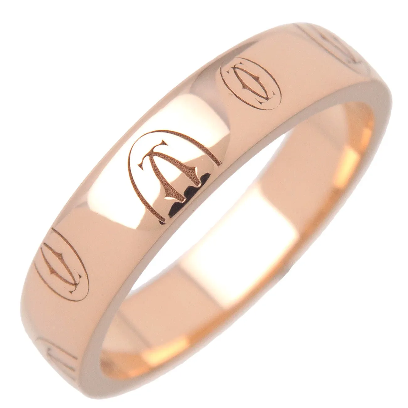 Cartier Happy Birthday Ring K18PG 750PG RoseGold #49 US5 EU49 Used