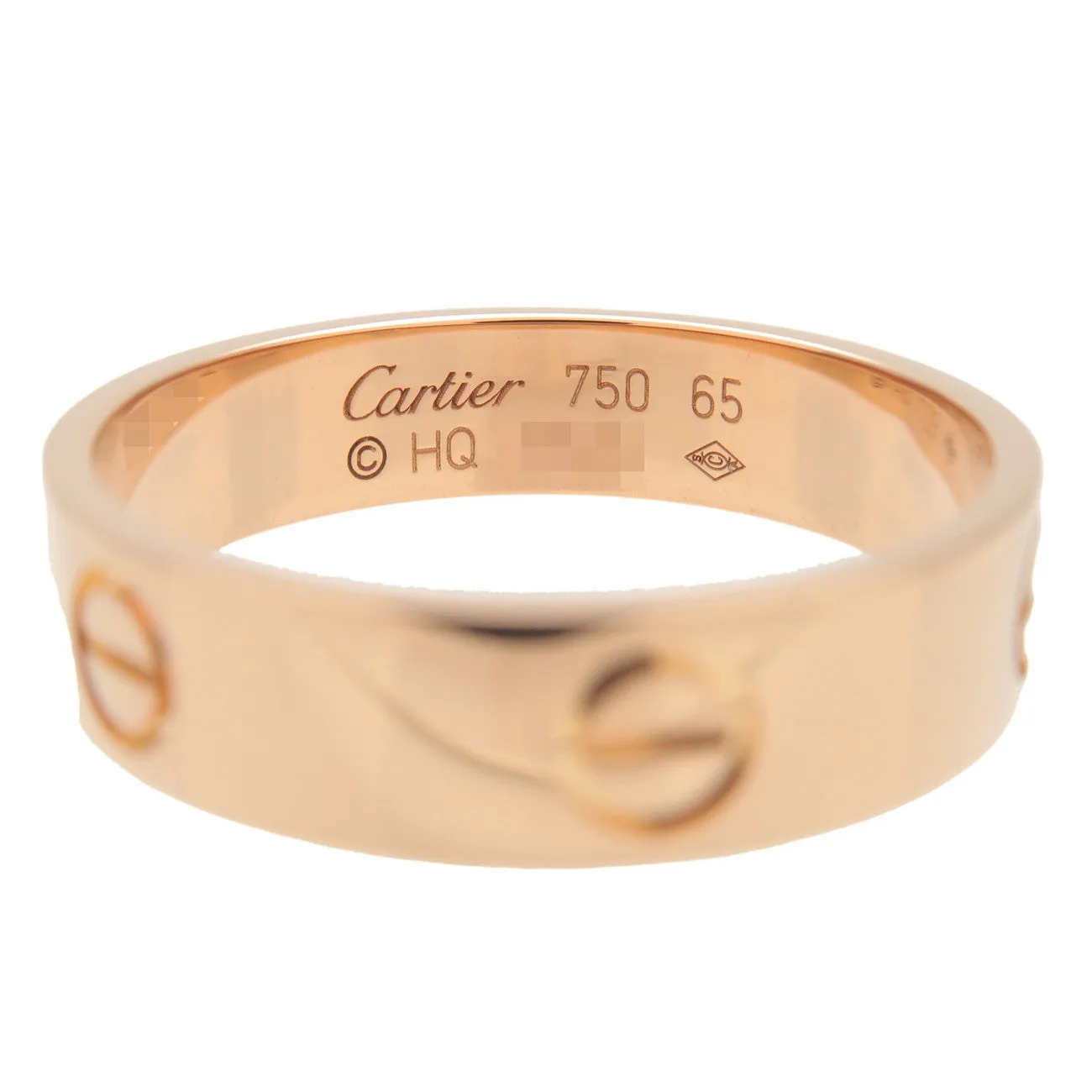 Cartier Love Ring K18 750PG Rose Gold #65 US11-11.5 EU64.5 Ued F/S Used