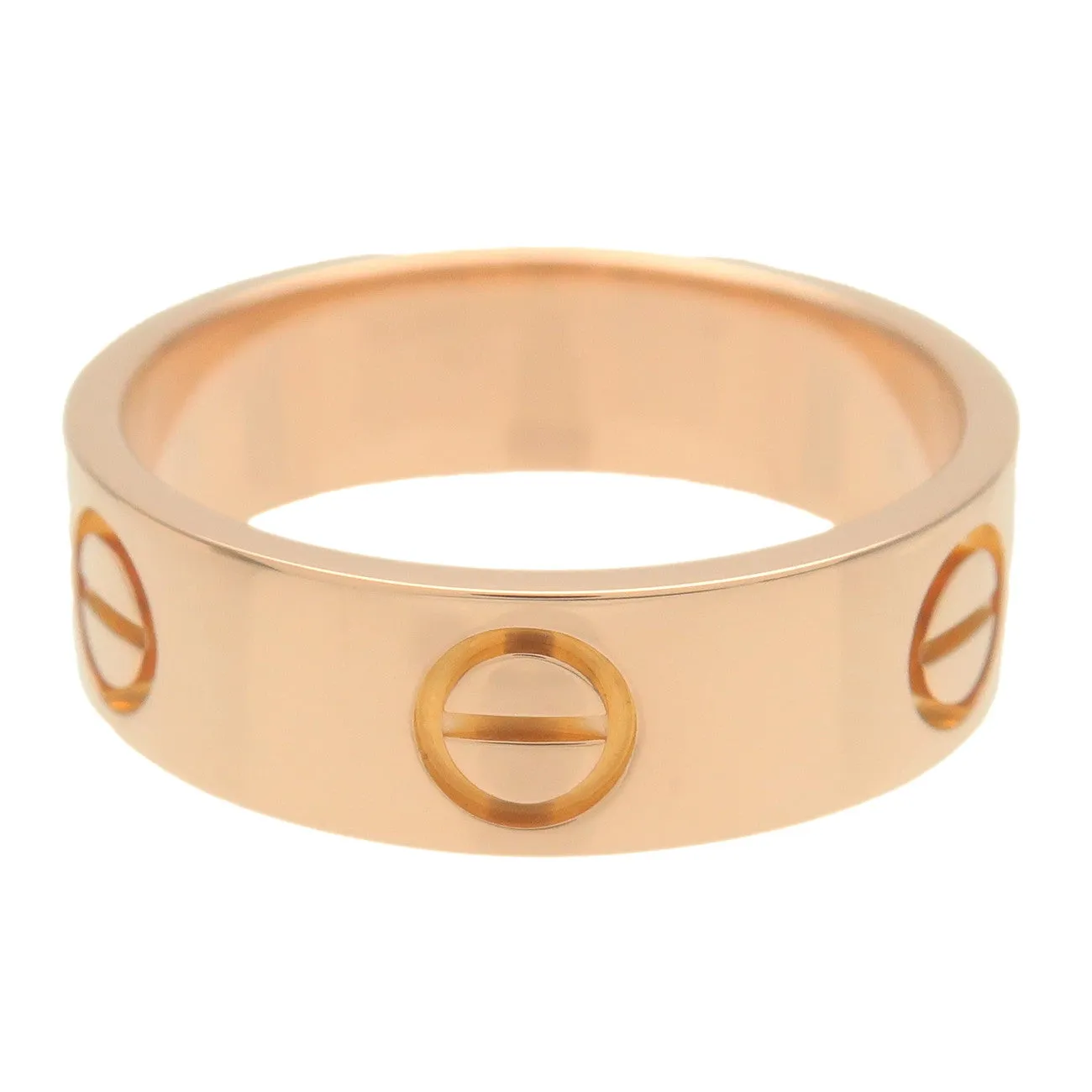 Cartier Love Ring K18PG 750PG Rose Gold #51 US5.5-6 UK51 HK12.5-13 Used
