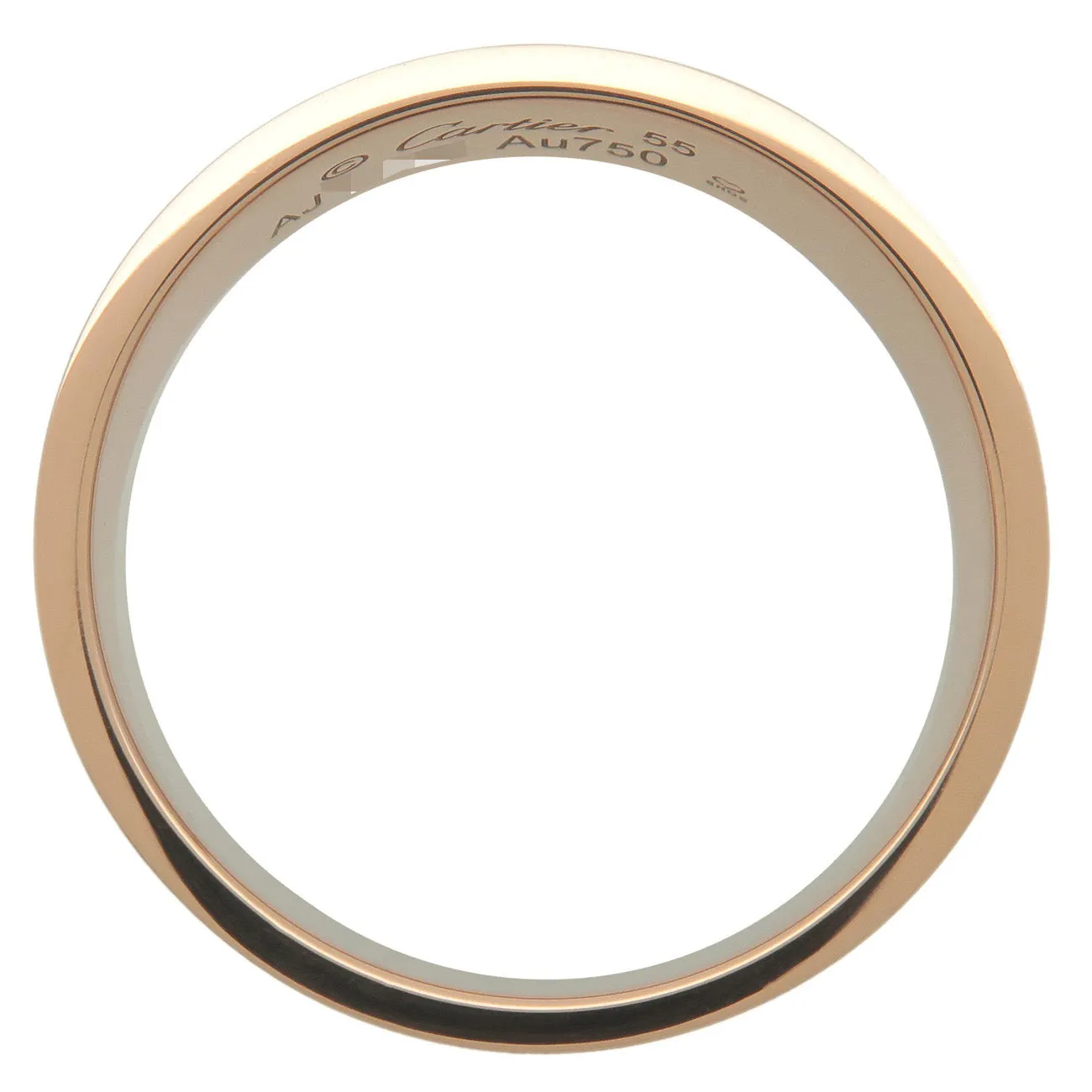 Cartier Love Ring K18PG 750PG Rose Gold #55 US7.5 EU55 HK16.5 Used