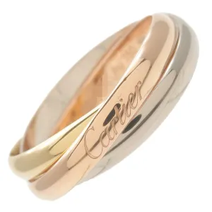 Cartier Trinity Ring SM K18 750YG/WG/PG #51 US6 EU51 HK13 Used