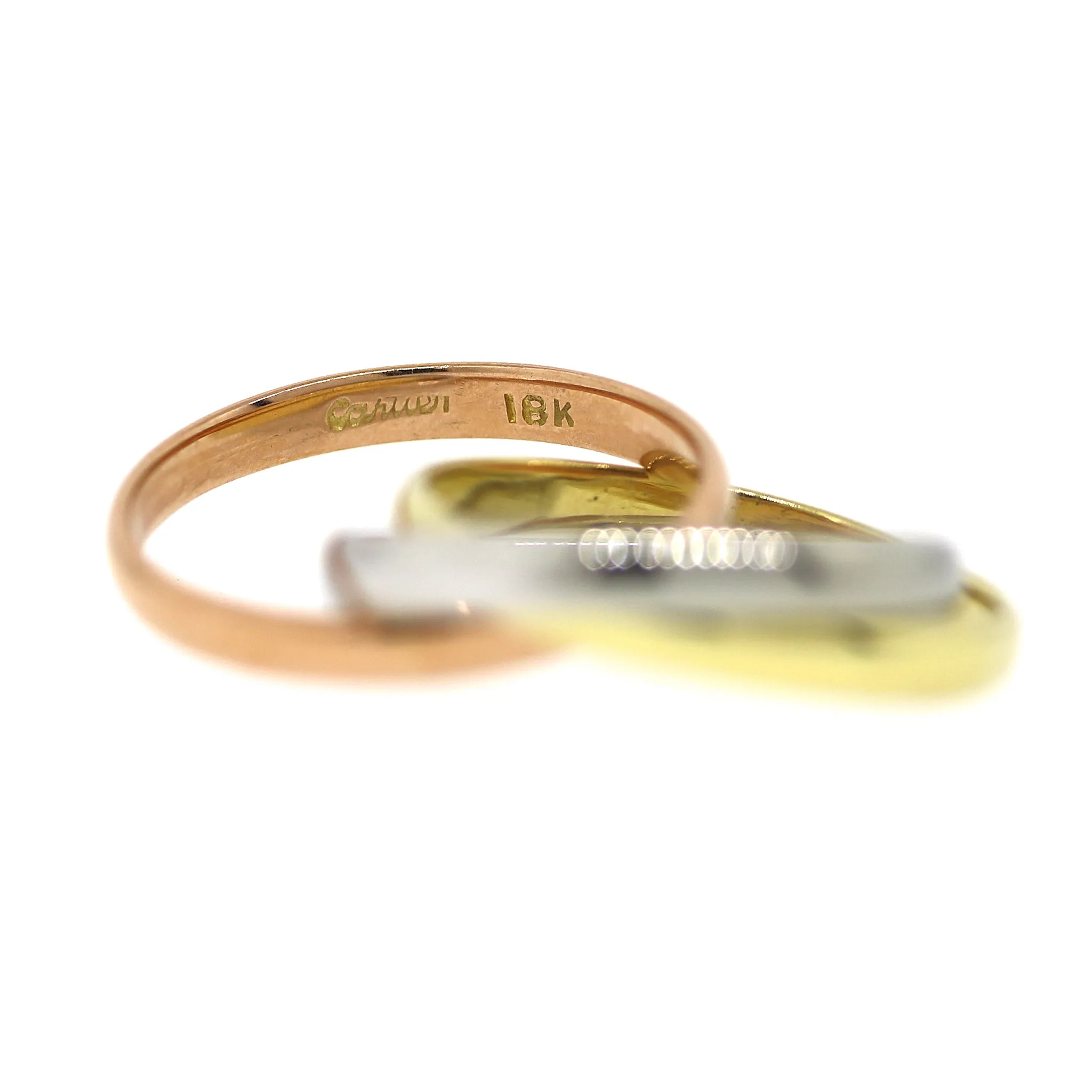 Cartier Trinity Rose, White & Gold 18k Rings