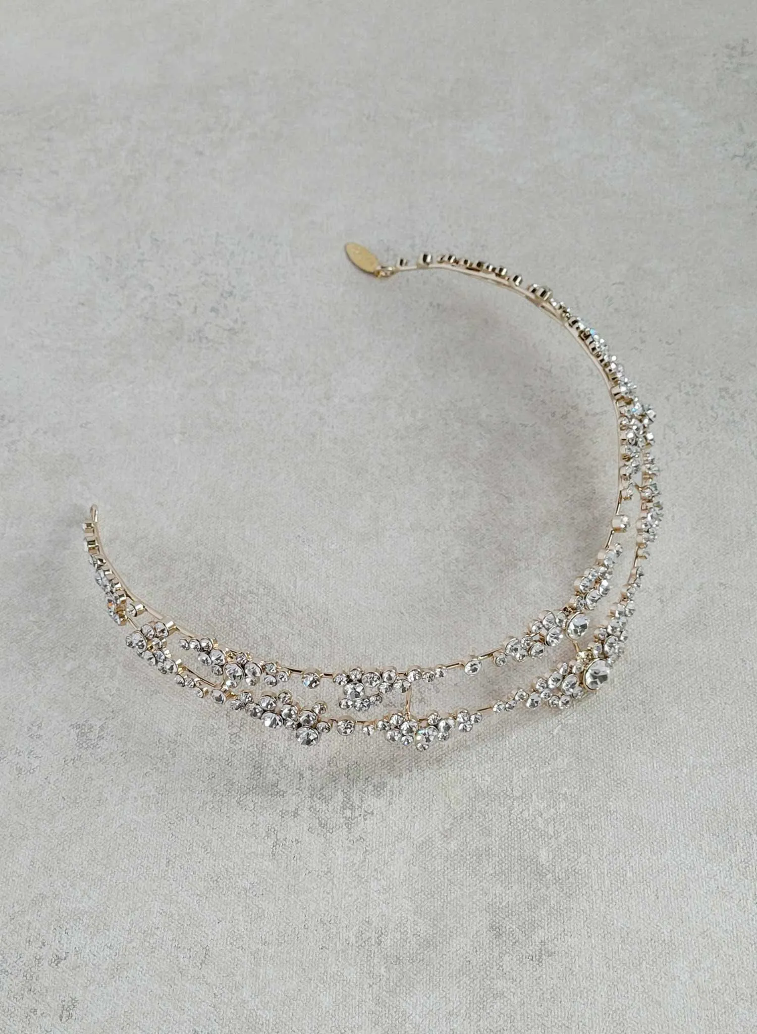 Champagne bubbles bridal tiara - Style #2508