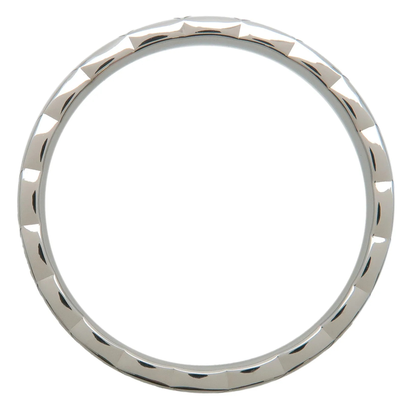CHANEL COCO Crush Ring Mini K18WG 750WG #58 US8-8.5 J1179358 Used
