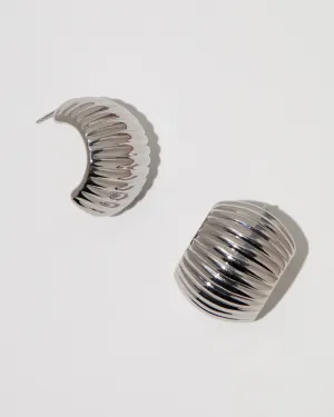 Chunky Ribbed Hoops