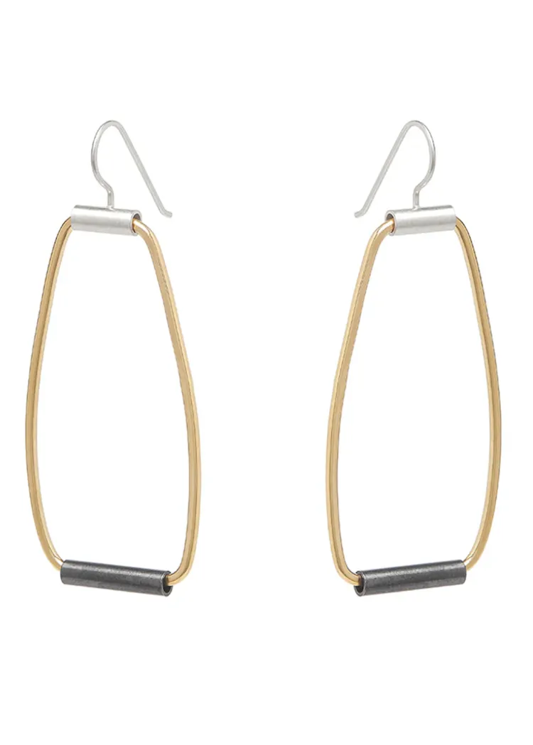 Colleen Mauer Designs | Large Oblique Earrings