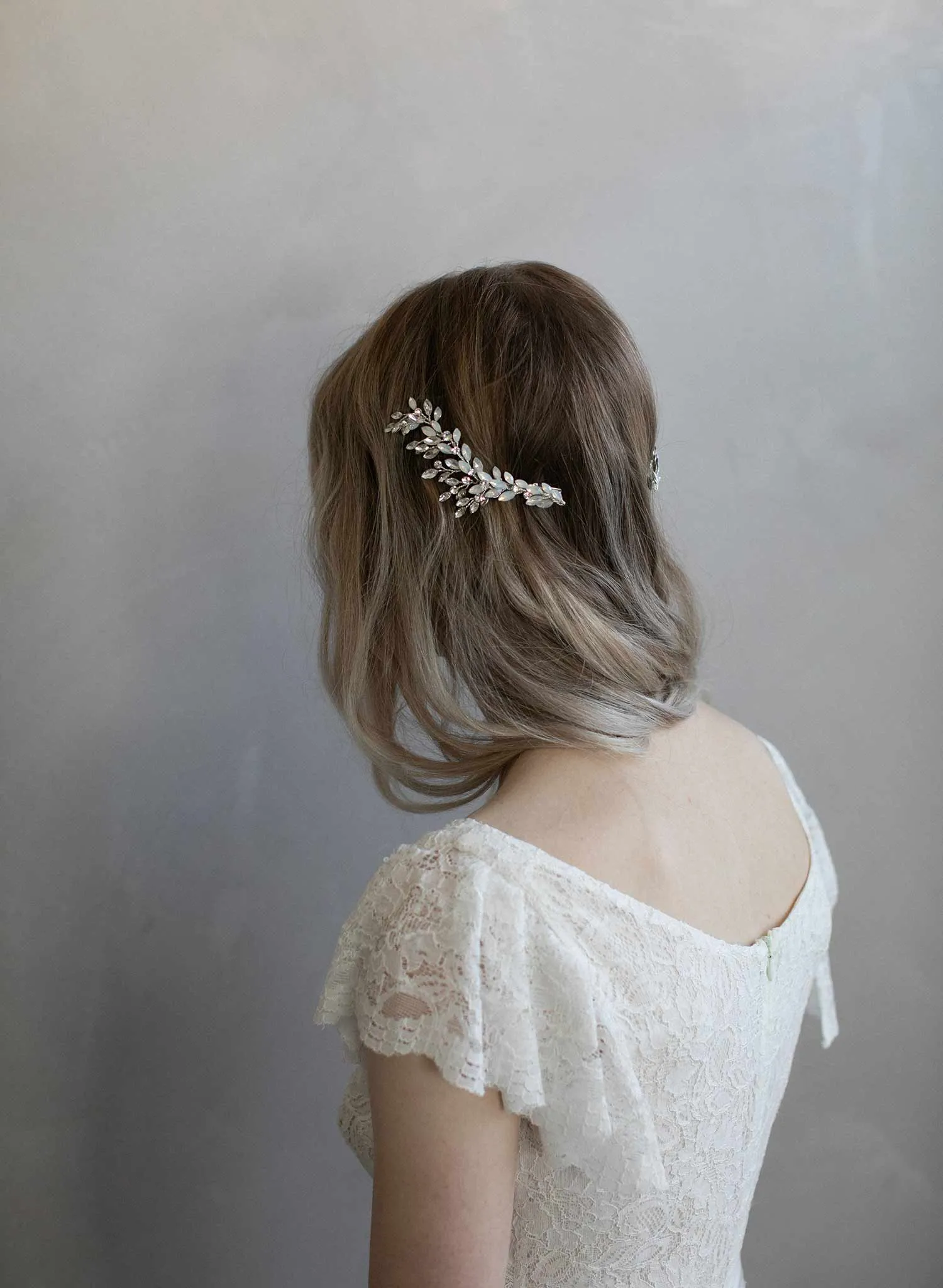 Crystal dove wing hairclip - Style #916