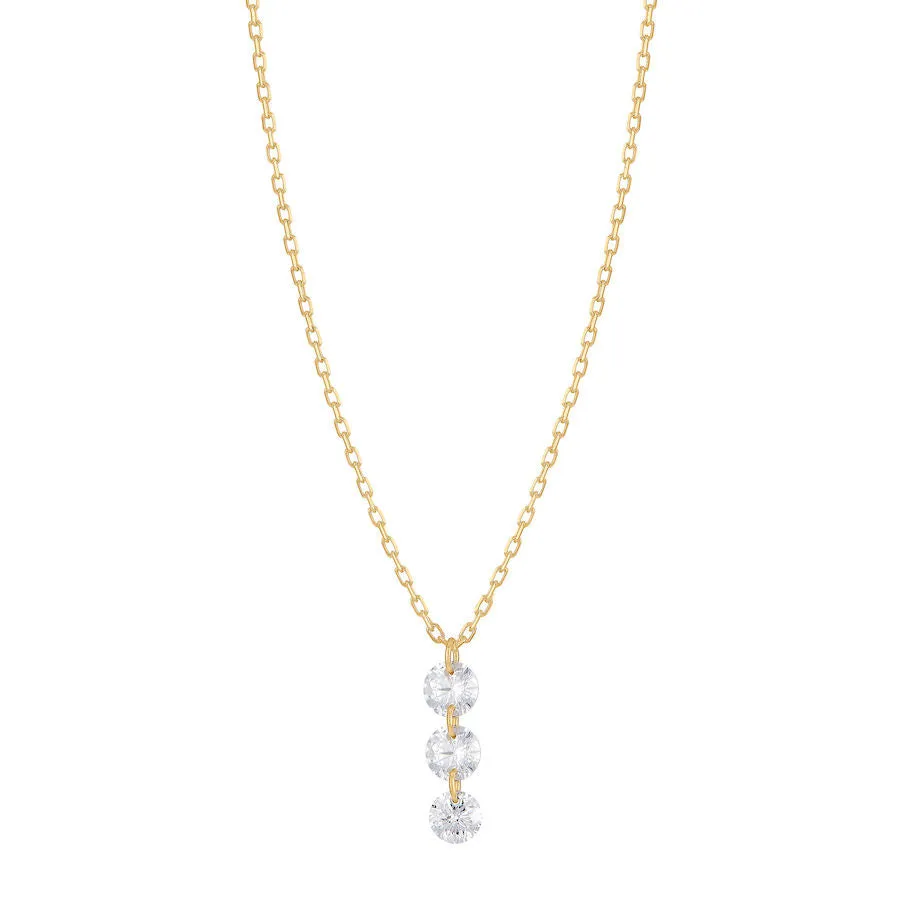 Dana?? 18K Gold Necklace w. Diamonds