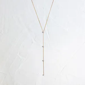Diamond Callae Lariat Necklace - In Stock