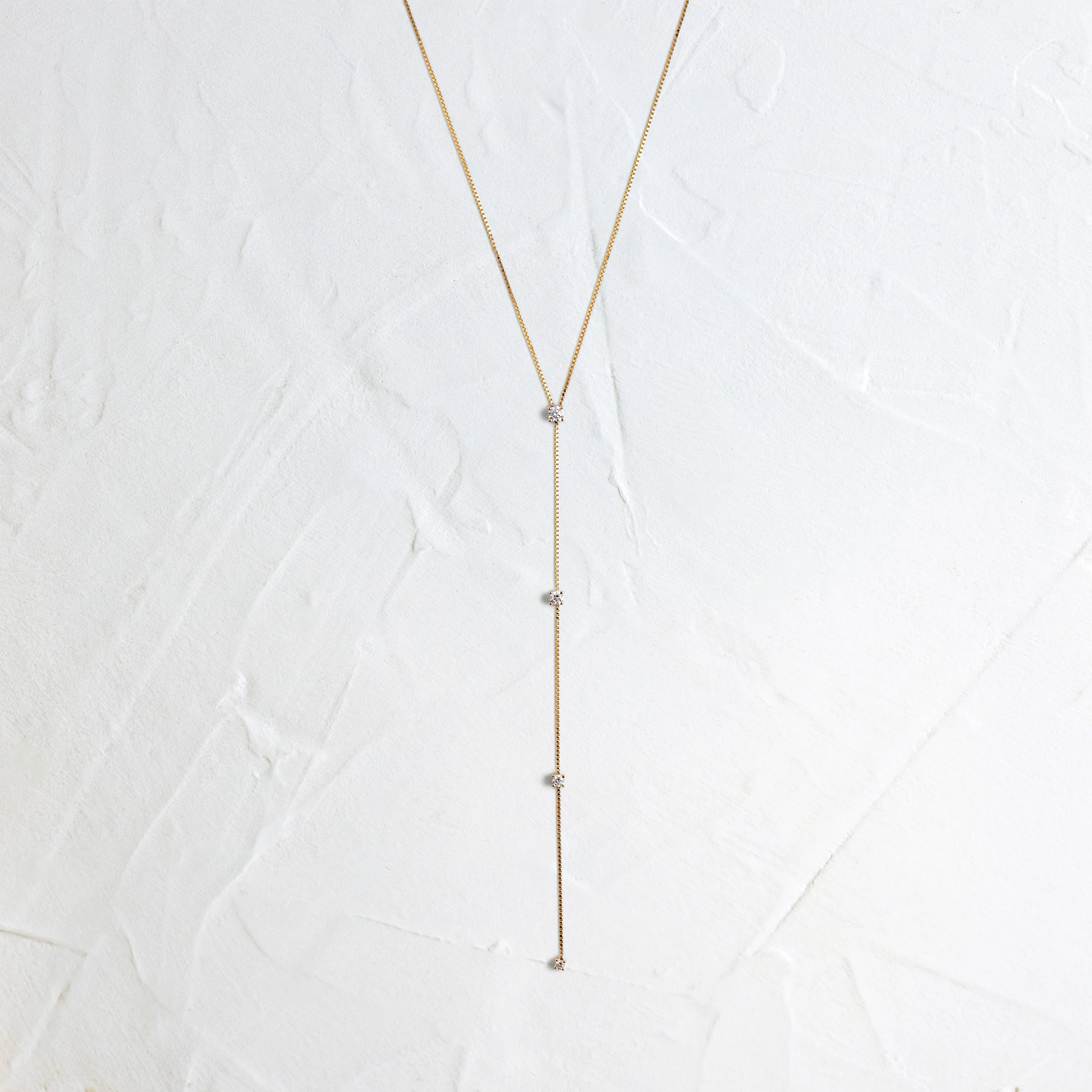 Diamond Callae Lariat Necklace - In Stock