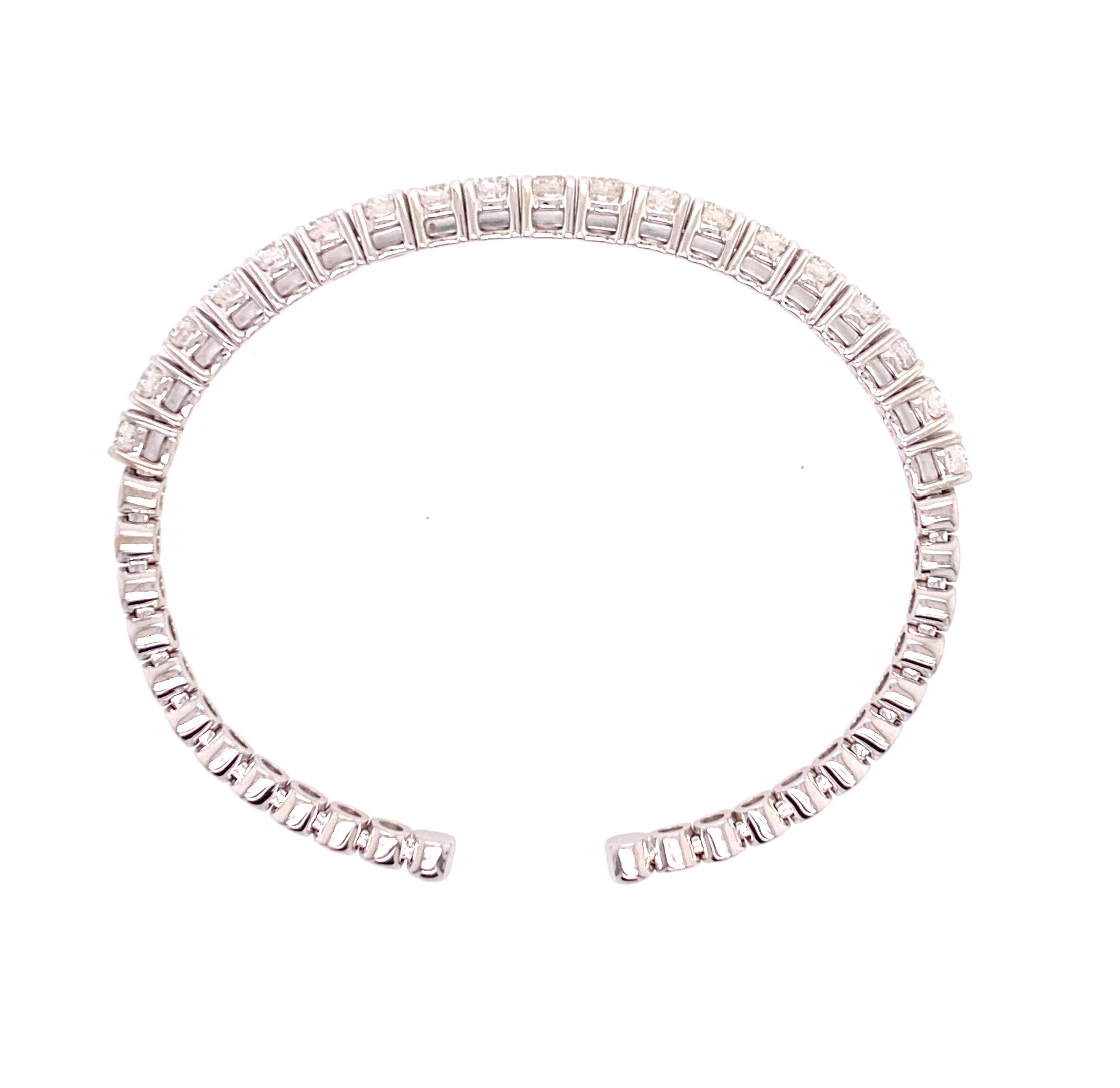 Diamond cuff bracelet