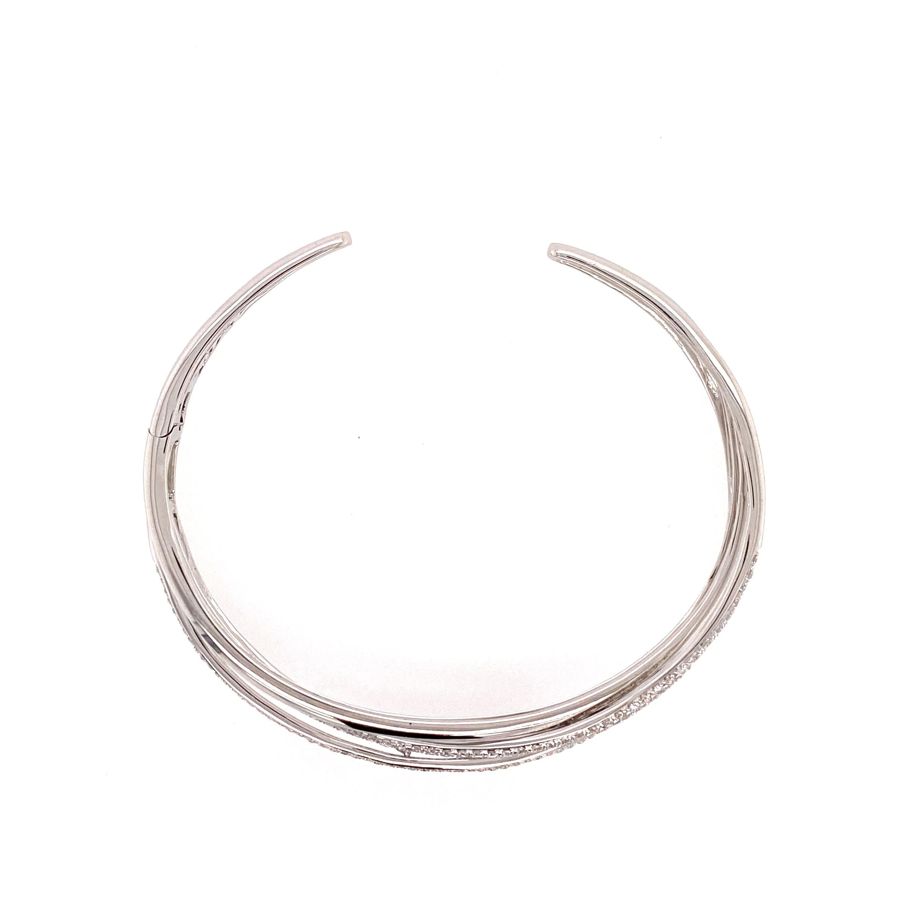 Diamond cuff bracelet