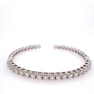 Diamond cuff bracelet