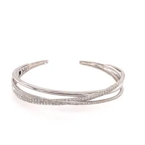 Diamond cuff bracelet
