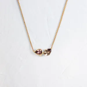 Divide Necklace in Warm Sapphire