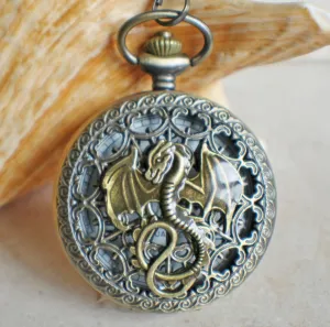 Dragon Mechanical Pocket Watch