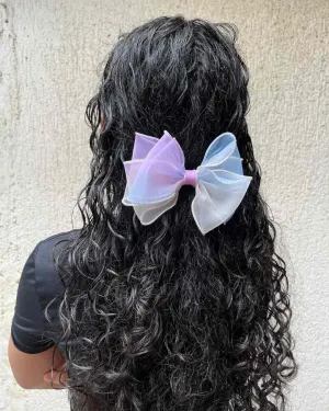 Dual Shaded Organza Bow | Nish Hair