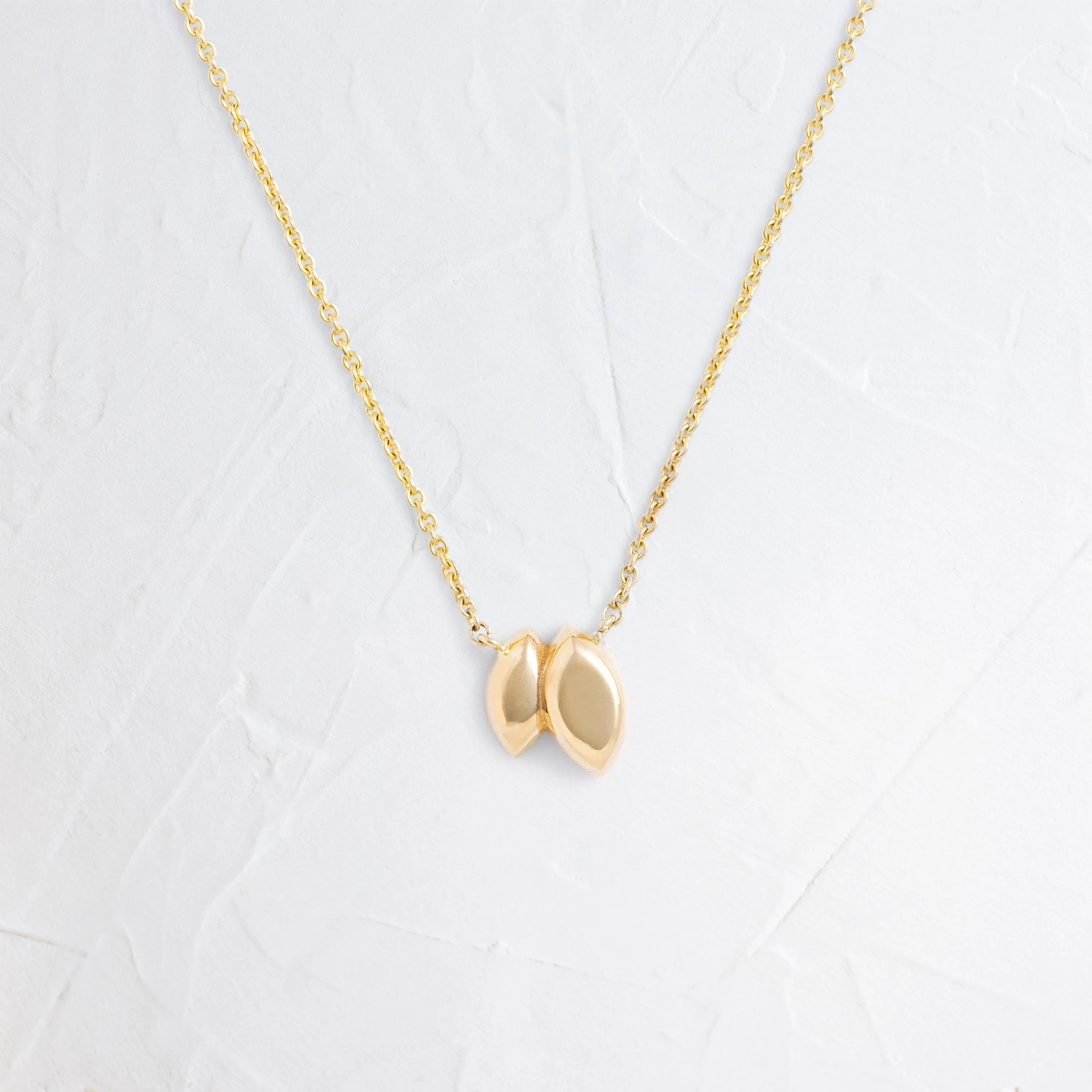 Duet Marquise Pendant - In Stock
