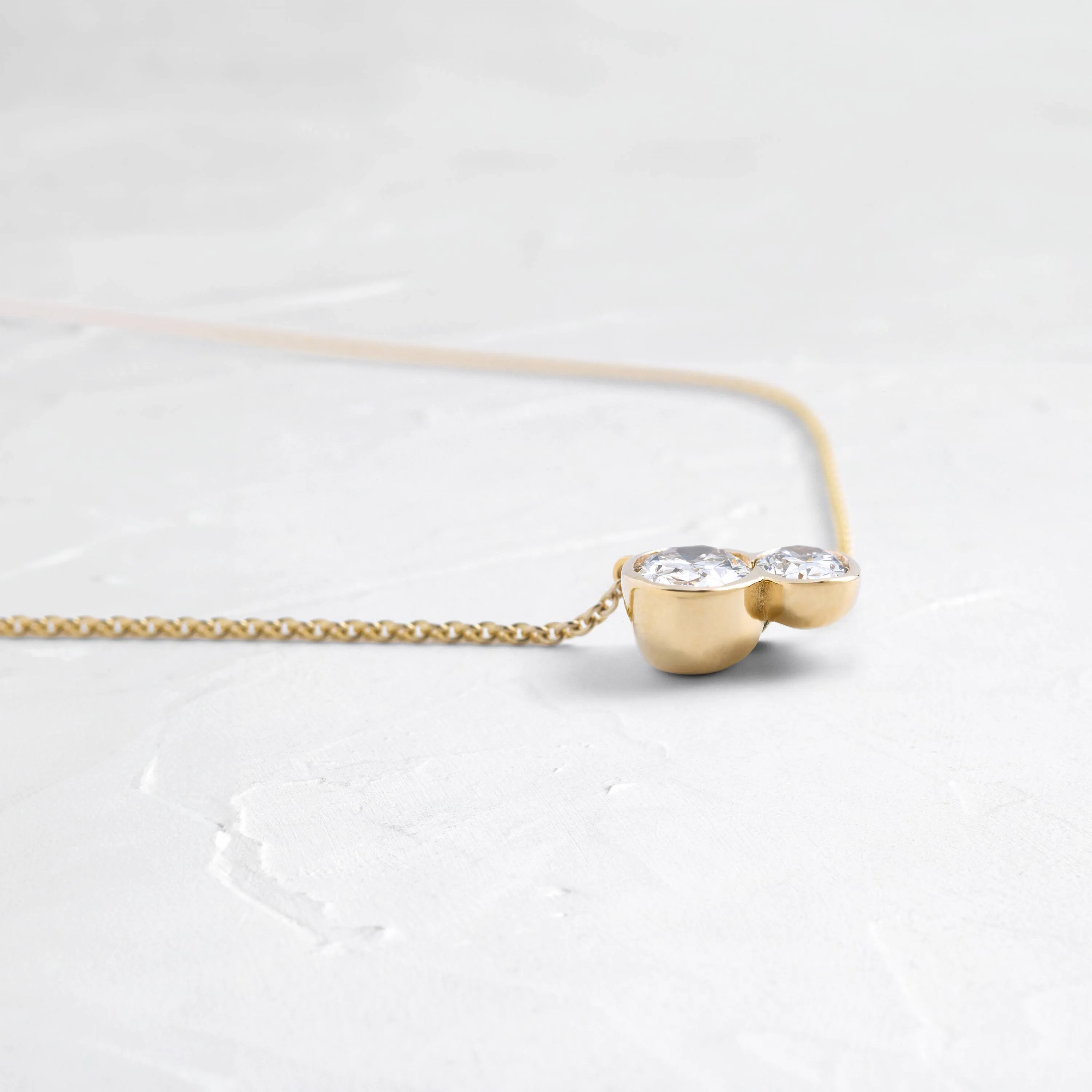 Duet Oval Pendant - In Stock
