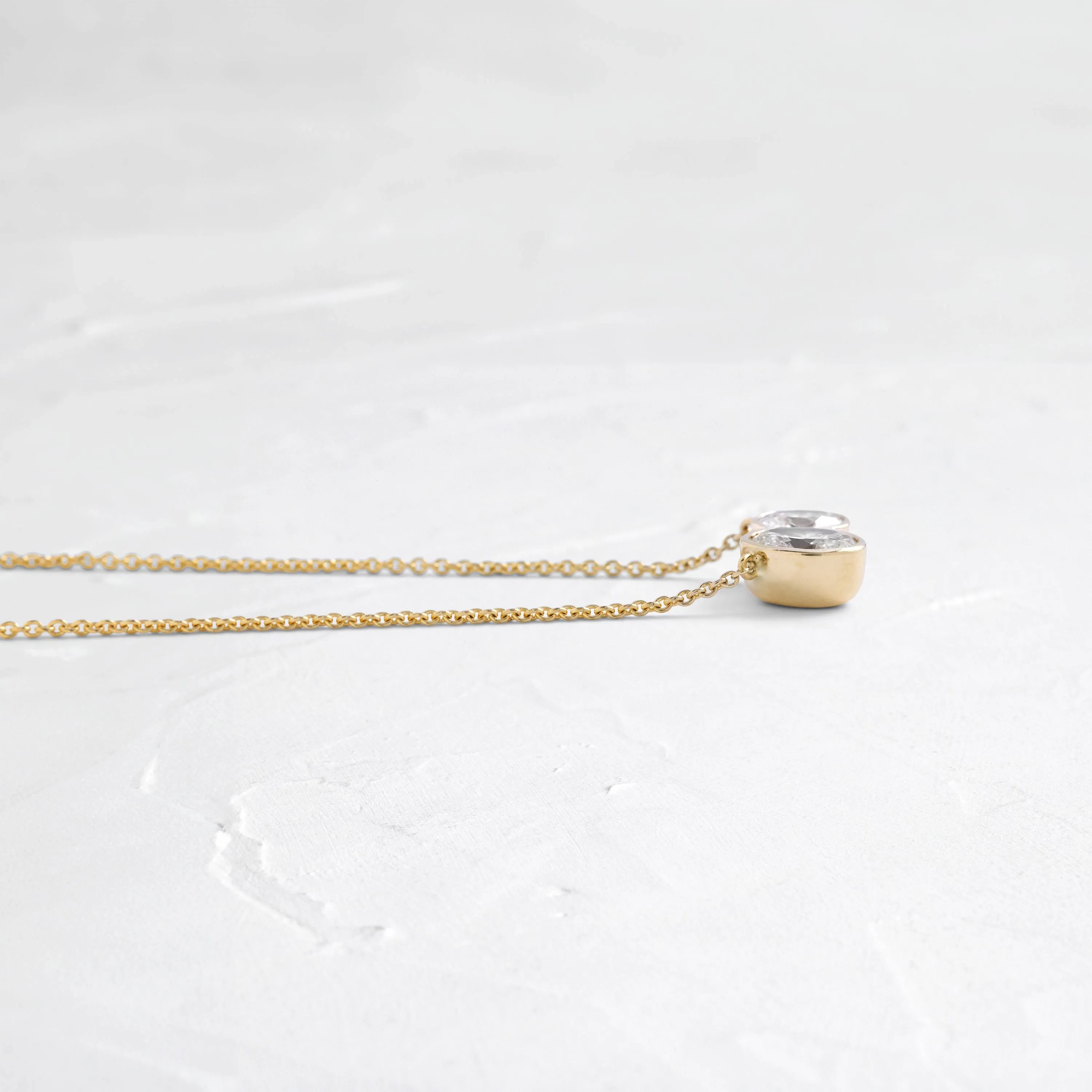 Duet Oval Pendant - In Stock
