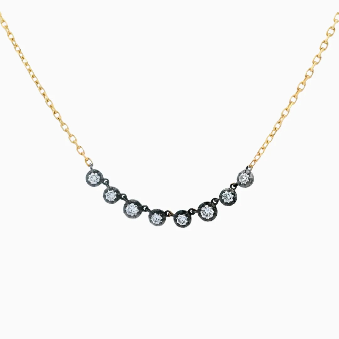 Eight Diamond Georgian Necklace